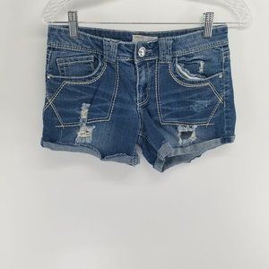 No Boundaries denim jean shorts size 9